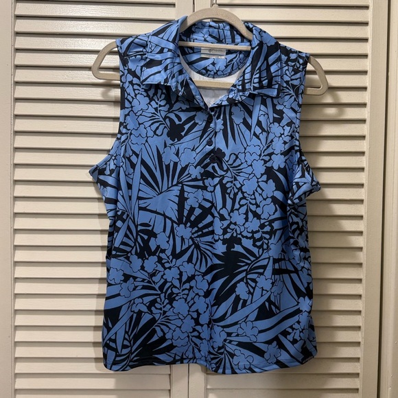 Columbia Women's Super Tidal Tee Sleeveless Polo - Picture 3 of 7